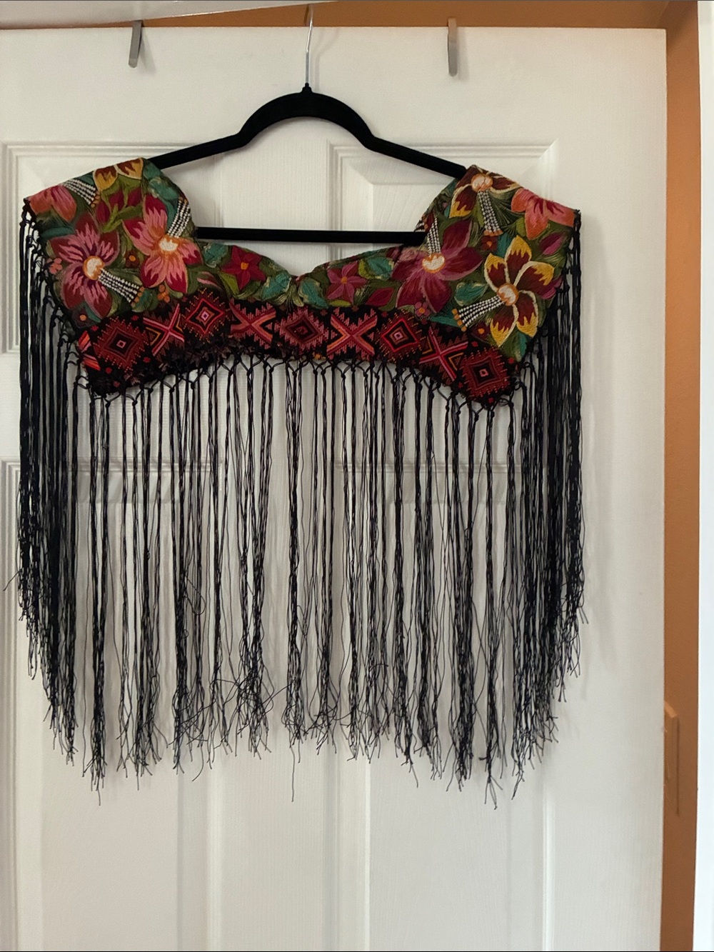 Fringe poncho